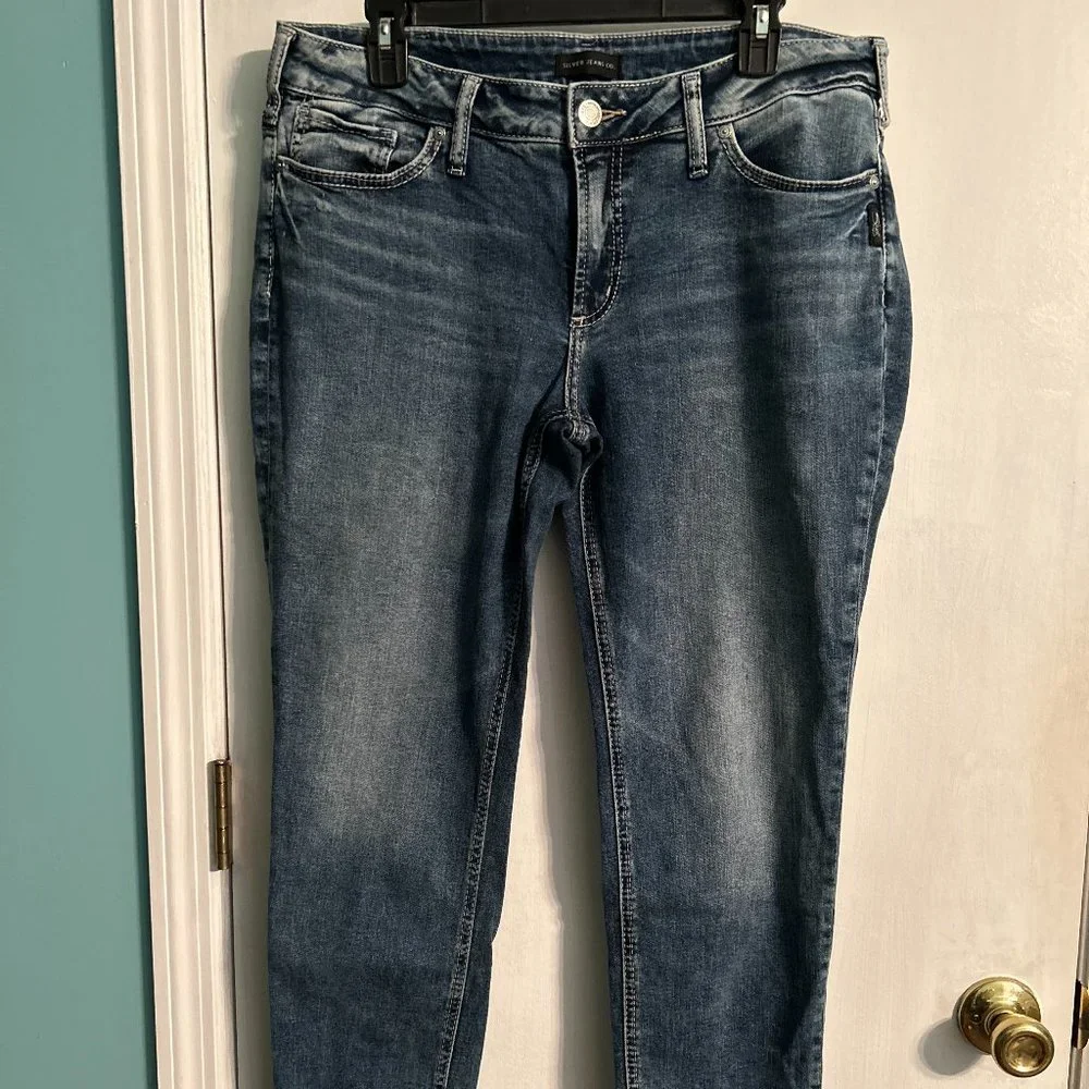 Silver Jeans Co. Suki Skinny Jeans Size 34W x 29L - Picture 1 of 6